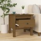 vidaXL Mesa auxiliar 2 uds madera maciza pino marrón miel 40x40x39 cm vidaXL Mesa auxiliar 2 uds madera maciza pino marrón miel 40x40x39 cm