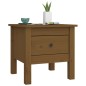 vidaXL Mesa auxiliar 2 uds madera maciza pino marrón miel 40x40x39 cm vidaXL Mesa auxiliar 2 uds madera maciza pino marrón miel 40x40x39 cm