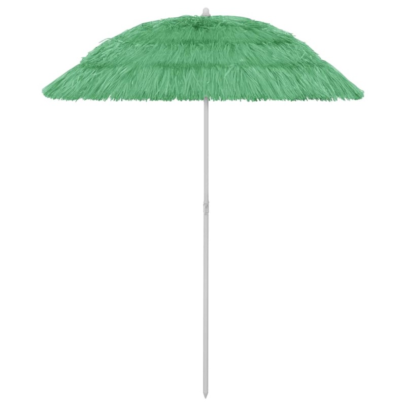 vidaXL Sombrilla de playa Hawaii verde 180 cm vidaXL Sombrilla de playa Hawaii verde 180 cm