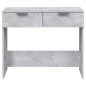 vidaXL Mesa consola de madera contrachapada gris hormigón 90x36x75 cm vidaXL Mesa consola de madera contrachapada gris hormigón 90x36x75 cm