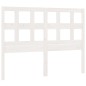 vidaXL Cabecero de cama madera maciza de pino blanco 145,5x4x100 cm vidaXL Cabecero de cama madera maciza de pino blanco 145,5x4x100 cm