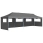vidaXL Carpa de fiestas pop-up plegable con 5 paredes antracita 3x9 m vidaXL Carpa de fiestas pop-up plegable con 5 paredes antracita 3x9 m