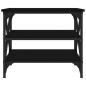 vidaXL Mesa auxiliar de madera contrachapada negro 55x38x45 cm vidaXL Mesa auxiliar de madera contrachapada negro 55x38x45 cm