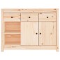 vidaXL Aparador de madera maciza de pino 100x35x74 cm vidaXL Aparador de madera maciza de pino 100x35x74 cm