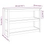 vidaXL Mesa consola madera maciza de pino 110x40x74 cm vidaXL Mesa consola madera maciza de pino 110x40x74 cm