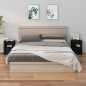 vidaXL Mesitas de noche 2 uds madera maciza de pino negra 40x35x49 cm vidaXL Mesitas de noche 2 uds madera maciza de pino negra 40x35x49 cm
