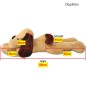 vidaXL Perro de peluche marrón 80 cm vidaXL Perro de peluche marrón 80 cm