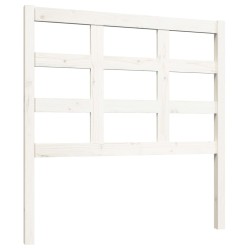 vidaXL Cabecero de cama madera maciza de pino blanco 95,5x4x100 cm