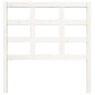 vidaXL Cabecero de cama madera maciza de pino blanco 95,5x4x100 cm