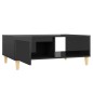 vidaXL Mesa de centro madera contrachapada negro brillante 90x60x35 cm vidaXL Mesa de centro madera contrachapada negro brillante 90x60x35 cm