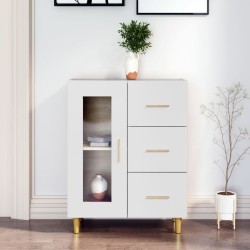 vidaXL Aparador de madera de ingeniería blanco 69,5x34x90 cm