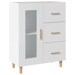 vidaXL Aparador de madera de ingeniería blanco 69,5x34x90 cm