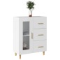 vidaXL Aparador de madera de ingeniería blanco 69,5x34x90 cm vidaXL Aparador de madera de ingeniería blanco 69,5x34x90 cm