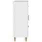 vidaXL Aparador de madera de ingeniería blanco 69,5x34x90 cm vidaXL Aparador de madera de ingeniería blanco 69,5x34x90 cm
