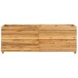 vidaXL Jardinera madera maciza de teca y acero 150x40x55 cm vidaXL Jardinera madera maciza de teca y acero 150x40x55 cm