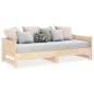 vidaXL Sofá cama extraíble madera maciza de pino 2x(80x200) cm vidaXL Sofá cama extraíble madera maciza de pino 2x(80x200) cm