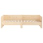 vidaXL Sofá cama extraíble madera maciza de pino 2x(80x200) cm vidaXL Sofá cama extraíble madera maciza de pino 2x(80x200) cm
