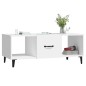 vidaXL Mesa de centro madera contrachapada blanco 102x50x40 cm vidaXL Mesa de centro madera contrachapada blanco 102x50x40 cm