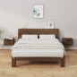 vidaXL Mesitas de noche de pared 2 uds color marrón roble 34x30x20 cm vidaXL Mesitas de noche de pared 2 uds color marrón roble 34x30x20 cm