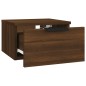 vidaXL Mesitas de noche de pared 2 uds color marrón roble 34x30x20 cm vidaXL Mesitas de noche de pared 2 uds color marrón roble 34x30x20 cm