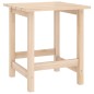 vidaXL Silla con otomana y mesa jardín Adirondack abeto macizo vidaXL Silla con otomana y mesa jardín Adirondack abeto macizo