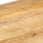 vidaXL Mesa de comedor de madera maciza de mango rugosa 140x70x76 cm vidaXL Mesa de comedor de madera maciza de mango rugosa 140x70x76 cm