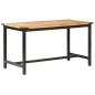 vidaXL Mesa de comedor de madera maciza de mango rugosa 140x70x76 cm vidaXL Mesa de comedor de madera maciza de mango rugosa 140x70x76 cm
