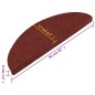 vidaXL Alfombrilla autoadhesiva escalera 15 uds 56x17x3 cm roja vidaXL Alfombrilla autoadhesiva escalera 15 uds 56x17x3 cm roja
