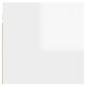 vidaXL Muebles de salón de pared 2 uds blanco brillo 30,5x30x30 cm vidaXL Muebles de salón de pared 2 uds blanco brillo 30,5x30x30 cm