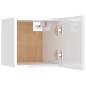 vidaXL Muebles de salón de pared 2 uds blanco brillo 30,5x30x30 cm vidaXL Muebles de salón de pared 2 uds blanco brillo 30,5x30x30 cm