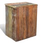 vidaXL Mesita auxiliar con 1 cajón y 1 puerta madera reciclada vidaXL Mesita auxiliar con 1 cajón y 1 puerta madera reciclada
