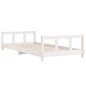 vidaXL Estructura de cama para niños madera de pino blanco 90x200 cm vidaXL Estructura de cama para niños madera de pino blanco 90x200 cm