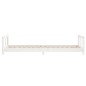vidaXL Estructura de cama para niños madera de pino blanco 90x200 cm vidaXL Estructura de cama para niños madera de pino blanco 90x200 cm