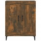 vidaXL Aparador de madera de ingeniería roble ahumado 69,5x34x90 cm