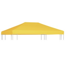 vidaXL Toldo de cenador 270 g/m² 4x3 m amarillo
