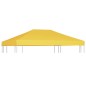 vidaXL Toldo de cenador 270 g/m² 4x3 m amarillo vidaXL Toldo de cenador 270 g/m² 4x3 m amarillo