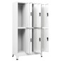 vidaXL Taquilla de acero blanco 90x45x180 cm vidaXL Taquilla de acero blanco 90x45x180 cm