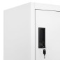 vidaXL Taquilla de acero blanco 90x45x180 cm vidaXL Taquilla de acero blanco 90x45x180 cm