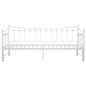 vidaXL Estructura de sofá cama extraíble de metal blanco 90x200 cm vidaXL Estructura de sofá cama extraíble de metal blanco 90x200 cm