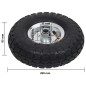 vidaXL Ruedas de carrito de sacos 2 unidades goma 4.10/3.50-4 (260x83) vidaXL Ruedas de carrito de sacos 2 unidades goma 4.10/3.50-4 (260x83)