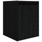 vidaXL Muebles para TV 6 piezas madera maciza de pino negro vidaXL Muebles para TV 6 piezas madera maciza de pino negro