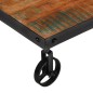 vidaXL Mesa de centro con ruedas madera maciza reciclada 100x60x26 cm vidaXL Mesa de centro con ruedas madera maciza reciclada 100x60x26 cm
