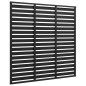 vidaXL Panel de valla de WPC negro 180x180 cm vidaXL Panel de valla de WPC negro 180x180 cm