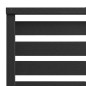 vidaXL Panel de valla de WPC negro 180x180 cm vidaXL Panel de valla de WPC negro 180x180 cm