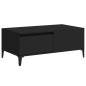 vidaXL Mesa de centro madera contrachapada negro 90x50x36,5 cm vidaXL Mesa de centro madera contrachapada negro 90x50x36,5 cm