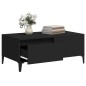 vidaXL Mesa de centro madera contrachapada negro 90x50x36,5 cm vidaXL Mesa de centro madera contrachapada negro 90x50x36,5 cm