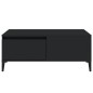vidaXL Mesa de centro madera contrachapada negro 90x50x36,5 cm vidaXL Mesa de centro madera contrachapada negro 90x50x36,5 cm