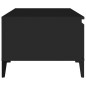 vidaXL Mesa de centro madera contrachapada negro 90x50x36,5 cm vidaXL Mesa de centro madera contrachapada negro 90x50x36,5 cm