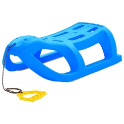 vidaXL Trineo polipropileno azul 80x39,5x25,5 cm