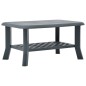 vidaXL Mesa de centro de plástico verde 90x60x46 cm vidaXL Mesa de centro de plástico verde 90x60x46 cm